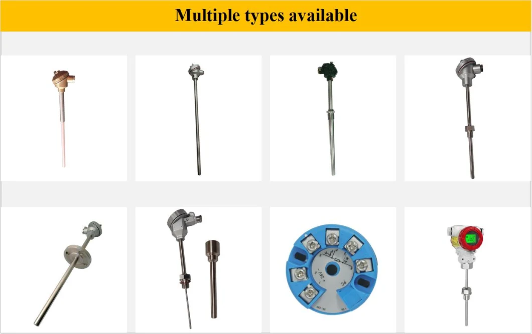 Factory K N Stainless Steel Material 0-1300 Deg. C High Temperature Thermometer Chemical Thermocouple