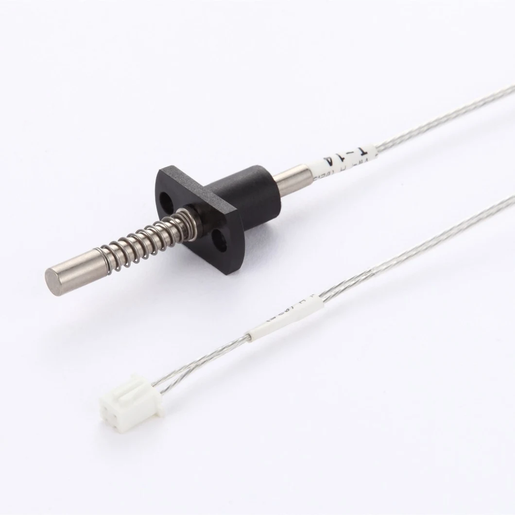 Platinum Use Spring Type PT100 PT1000 Class a B Rtd Temperature Sensor for Battery Cell