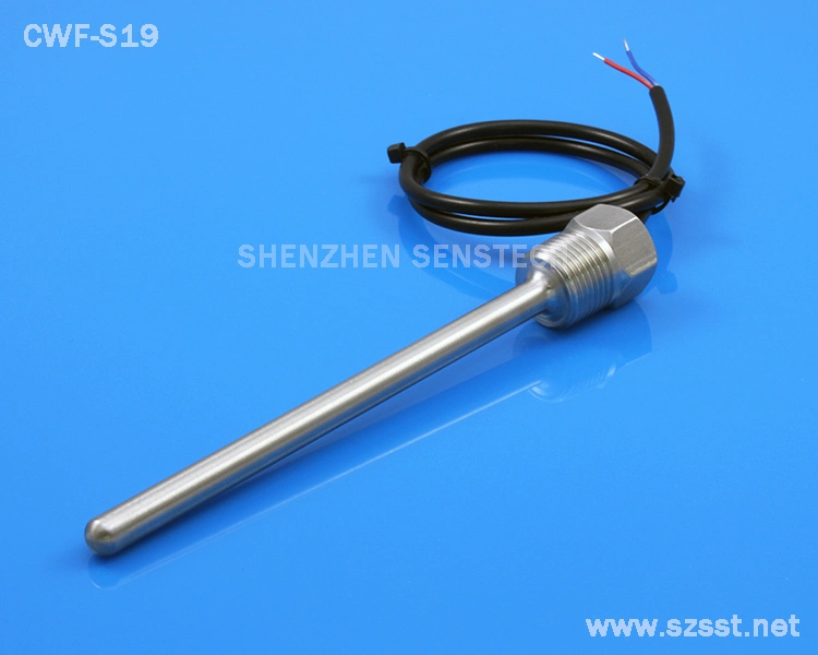 2-Wire PT100 Rtd Sensor Temperature Probe 1/2"NPT 20mm 30mm